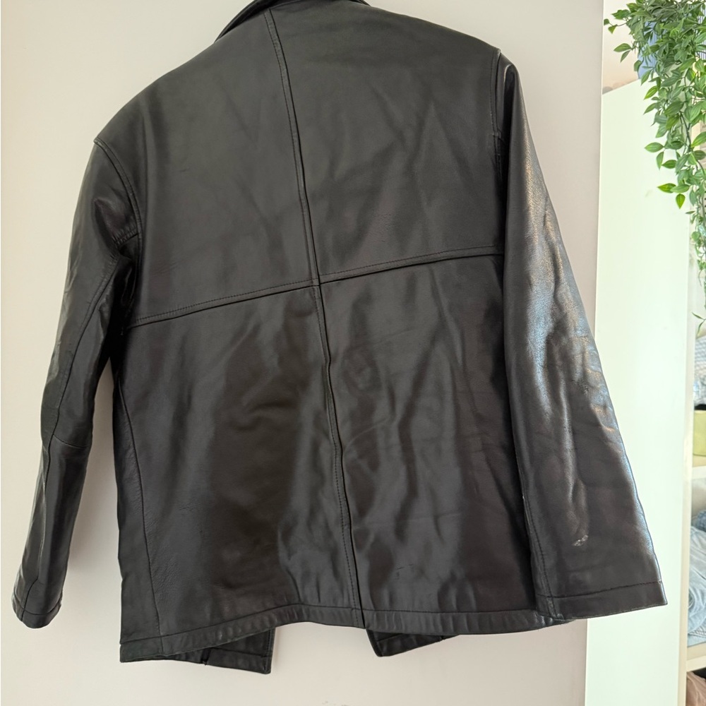Danier - Men's Black Leather Jacket - Picture 3 of 6